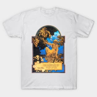 Advertisement for Djer-Kiss Toilet Water, 1917 by Maxfield Parrish T-Shirt